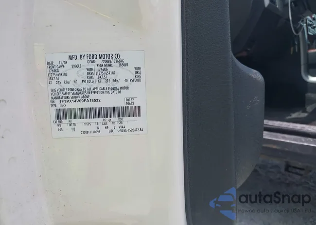 1FTPX14V09FA18532: 42626521