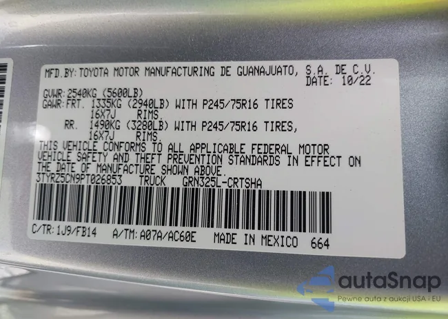 3TYRZ5CN9PT026853: 42626797