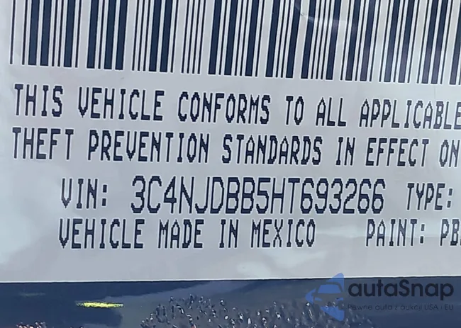 3C4NJDBB5HT693266: 42626024
