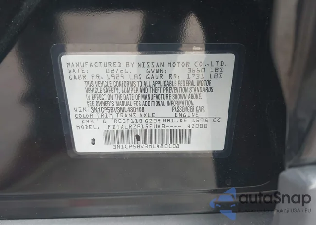 3N1CP5BV3ML480108: 42626054