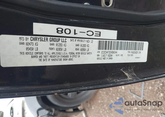 2C3CDXAT2DH580344: 42626189