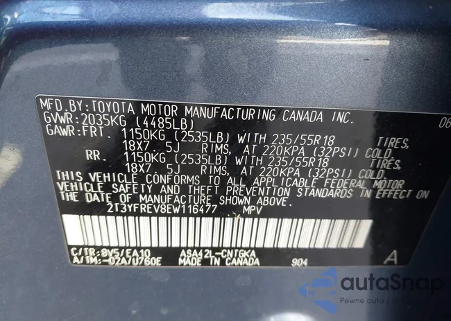 2T3YFREV8EW116477: 42626223