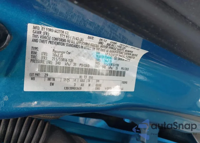 1FADP3F29DL128870: 42627406