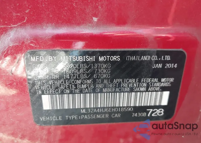 ML32A4HJ6EH018590: 42627582