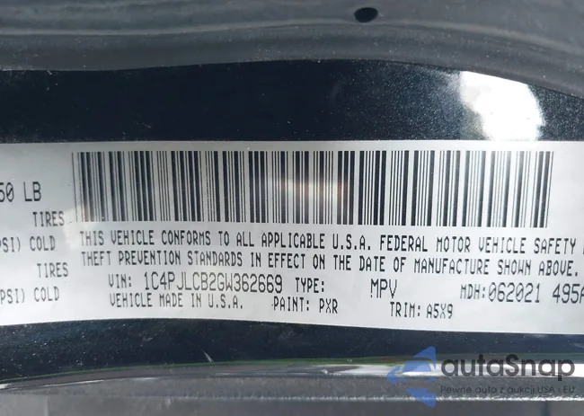 1C4PJLCB2GW362669: 42627617