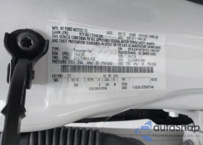 1FADP3F21DL150197: 42627639