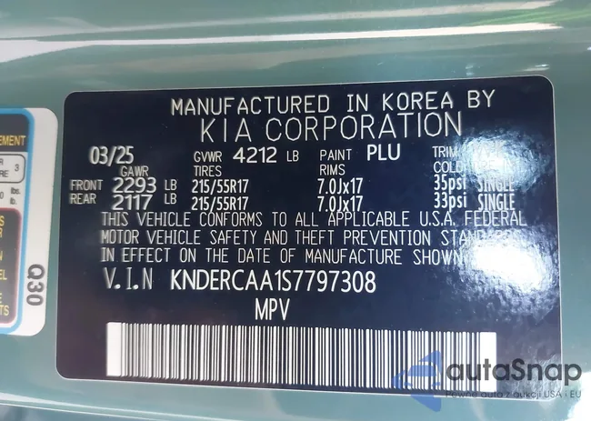 KNDERCAA1S7797308: 42627644