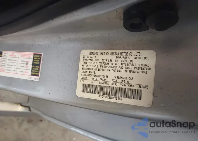 JN1CV6EK8BM215698: 42627668