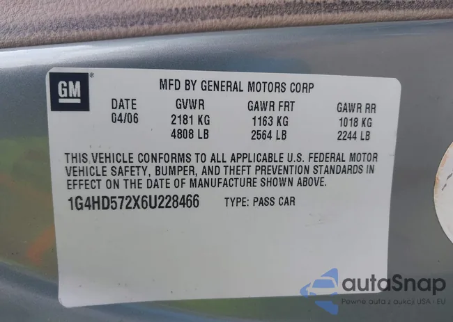 1G4HD572X6U228466: 42627731