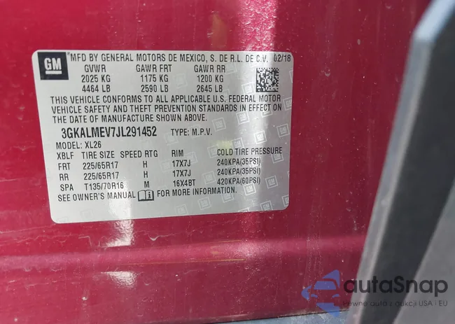 3GKALMEV7JL291452: 42627896