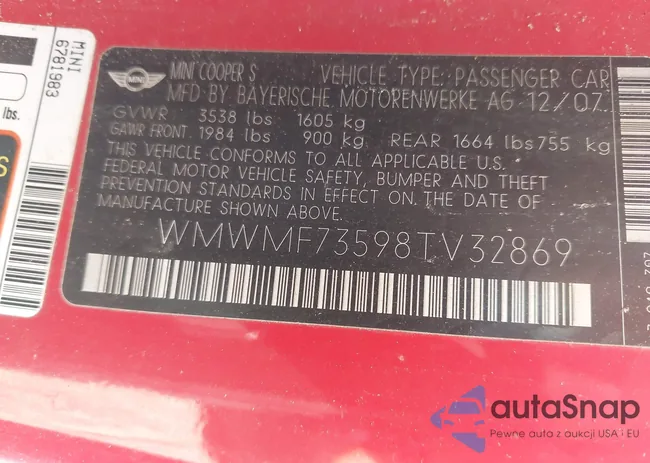 WMWMF73598TV32869: 42627078