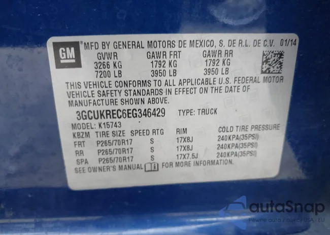 3GCUKREC6EG346429: 42627123