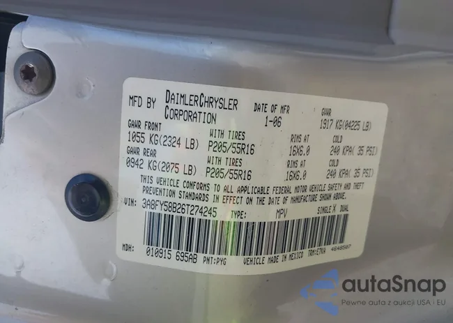 3A8FY58B26T274245: 42627151