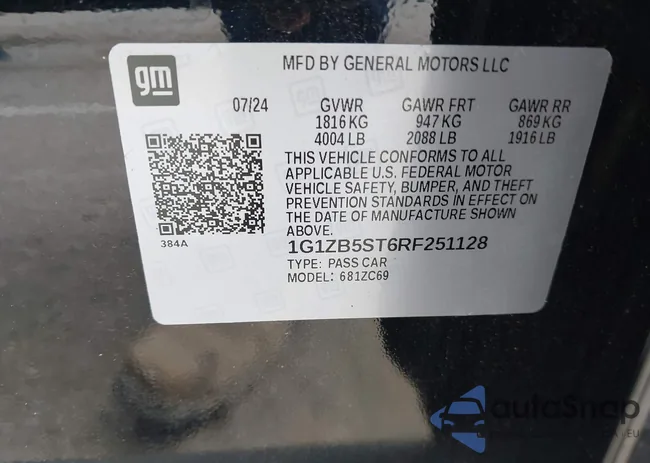 1G1ZB5ST6RF251128: 42627161