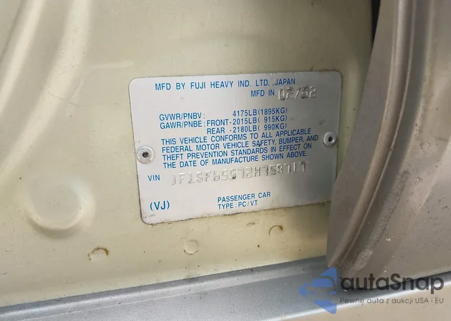 JF1SF65572H758717: 42627266