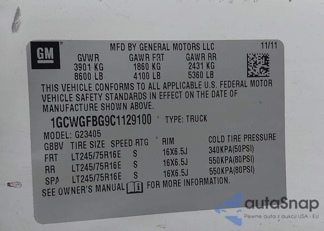 1GCWGFBG9C1129100: 42628486