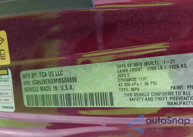 1C4HJXENXMW604896: 42628538