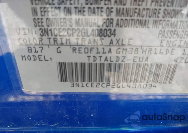 3N1CE2CP2GL408034: 42628571