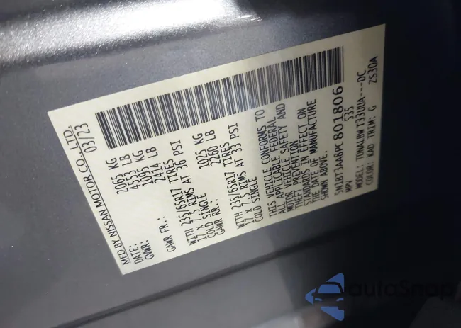 5N1BT3AA8PC801806: 42628580