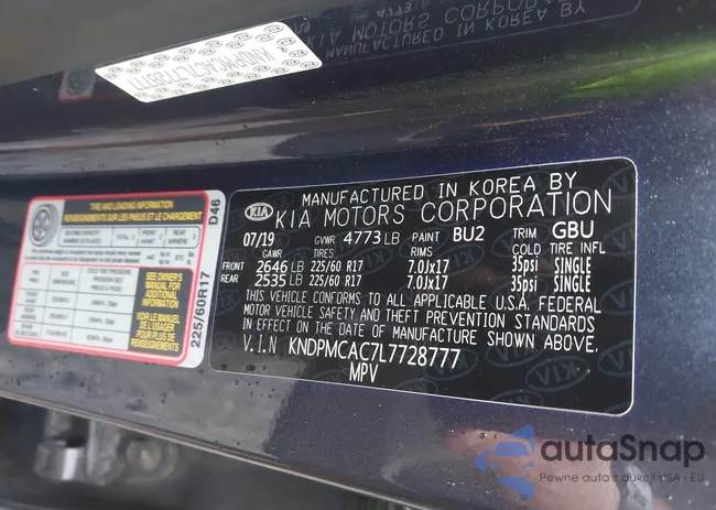 KNDPMCAC7L7728777: 42628593