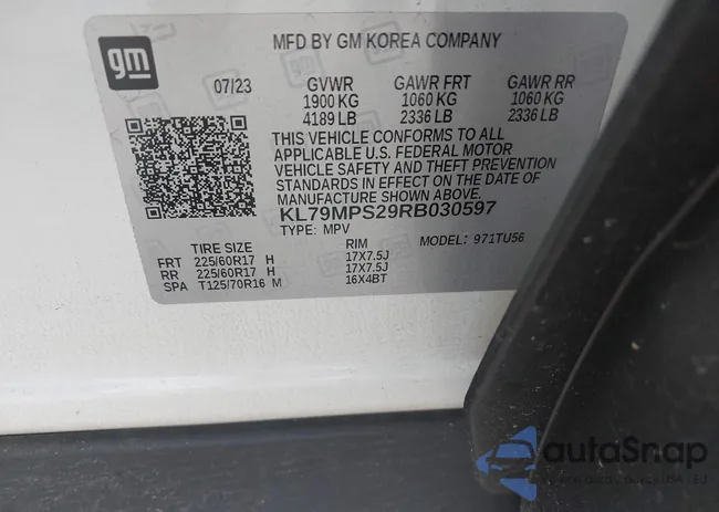 KL79MPS29RB030597: 42628144