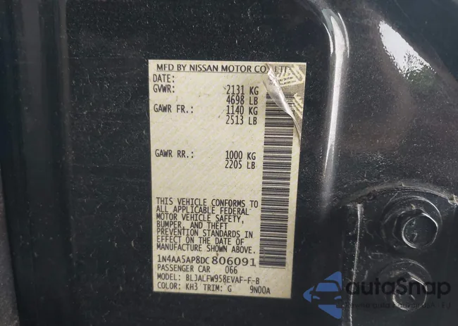 1N4AA5AP8DC806091: 42628167