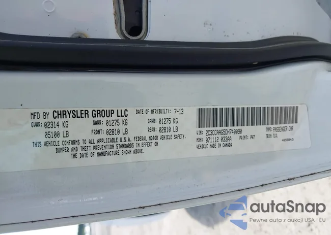 2C3CCAAG5DH740090: 42629393