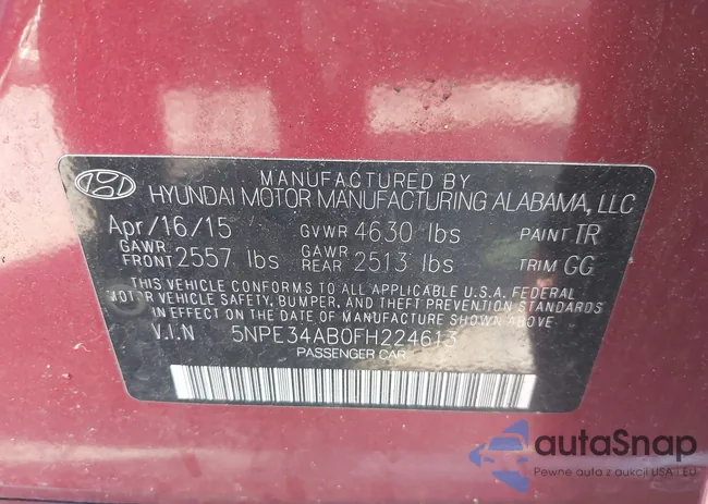 5NPE34AB0FH224613: 42629532