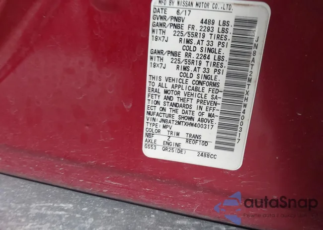 JN8AT2MTXHW400317: 42629606