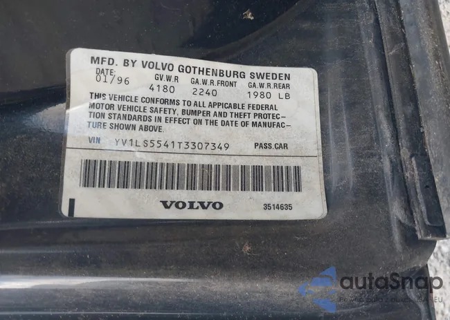 YV1LS5541T3307349: 42629829