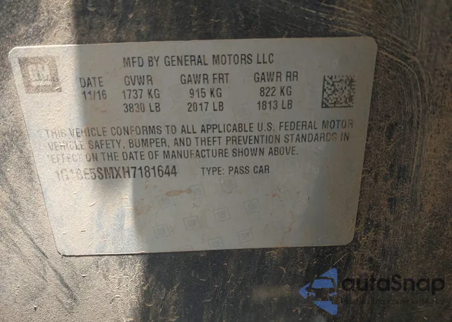 1G1BE5SMXH7181644: 42629018