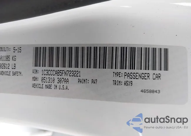 1C3CCCAB5FN723221: 42629076