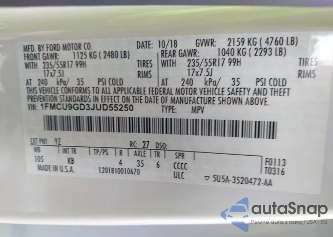 1FMCU9GD3JUD55250: 42630559