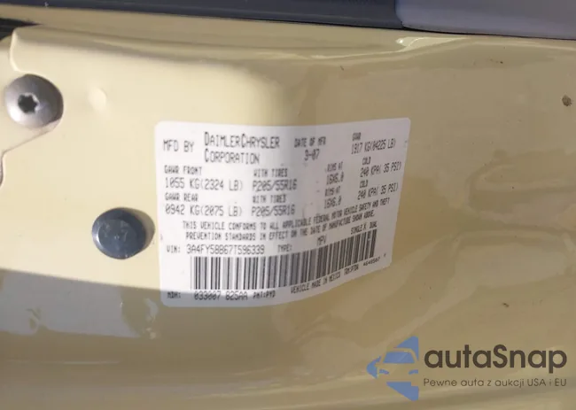 3A4FY58B67T596339: 42630288