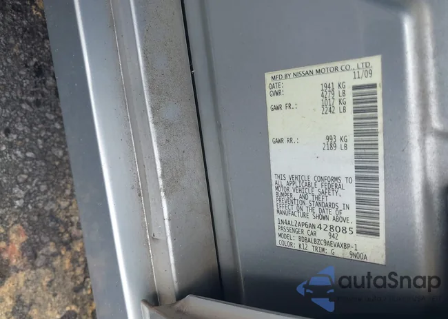 1N4AL2AP6AN428085: 42631501