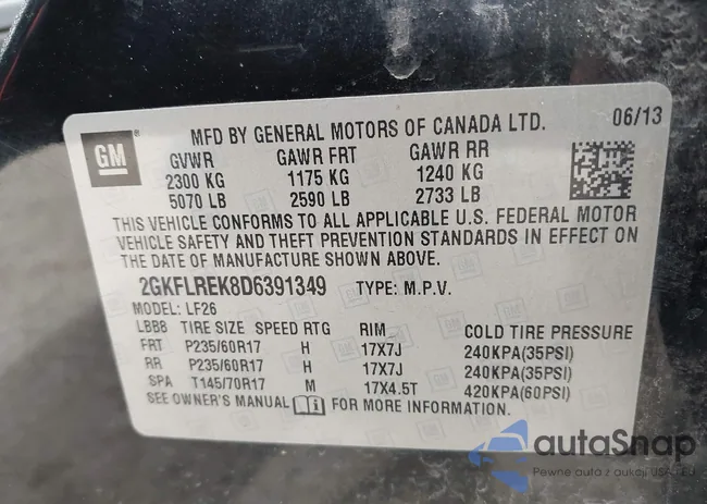 2GKFLREK8D6391349: 42631725