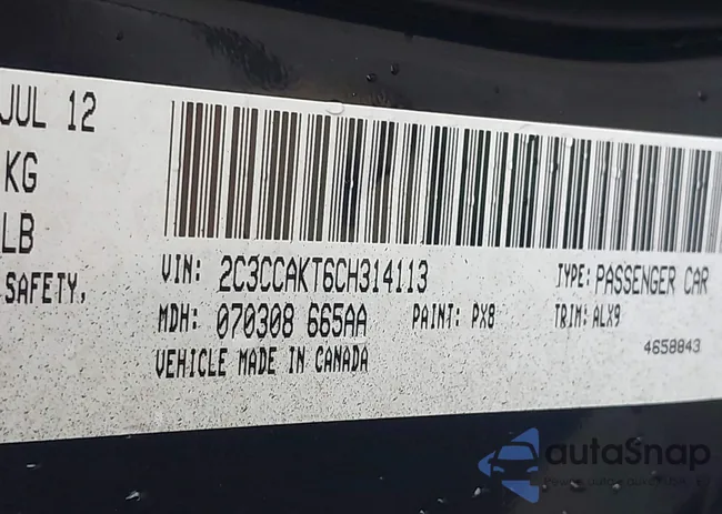 2C3CCAKT6CH314113: 42631277