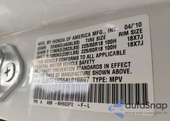 5J6TF1H56AL010897: 42632579