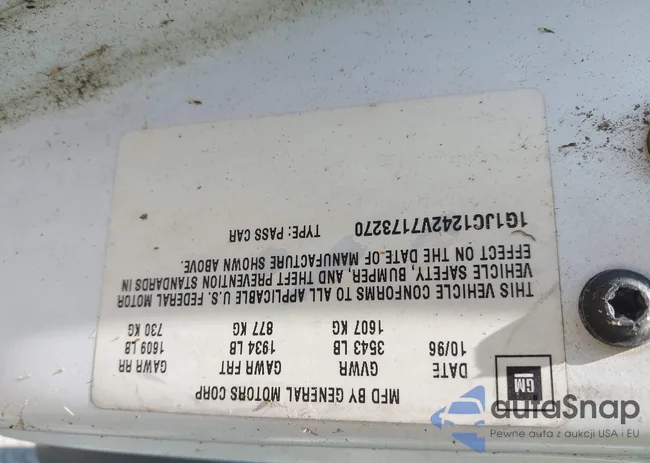 1G1JC1242V7173270: 42632667