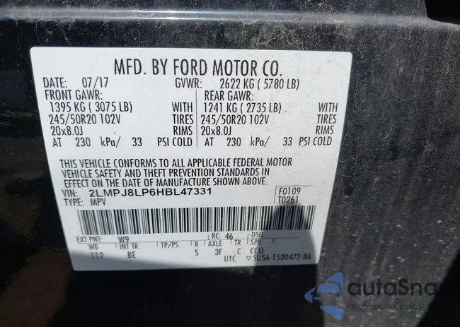 2LMPJ8LP6HBL47331: 42632759