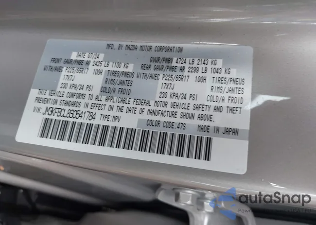 JM3KFBCL8S0541784: 42632865