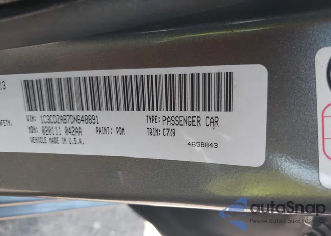 1C3CDZAB7DN648891: 42632926