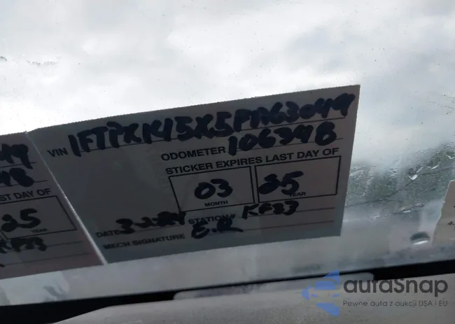 1FTPX145X5FA63049: 42632000