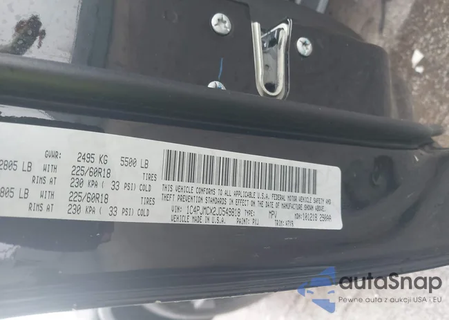 1C4PJMCX2JD549818: 42633416