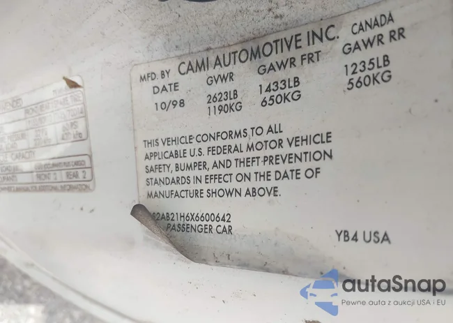 2S2AB21H6X6600642: 42633174