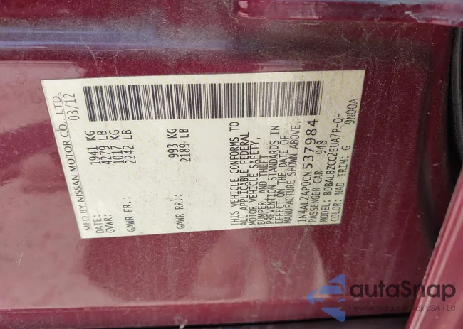 1N4AL2AP0CN537984: 42633249