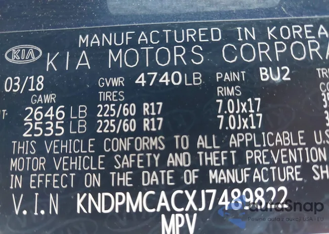 KNDPMCACXJ7489822: 42633285