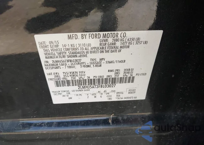 2LMHJ5AT3FBL03027: 42634367