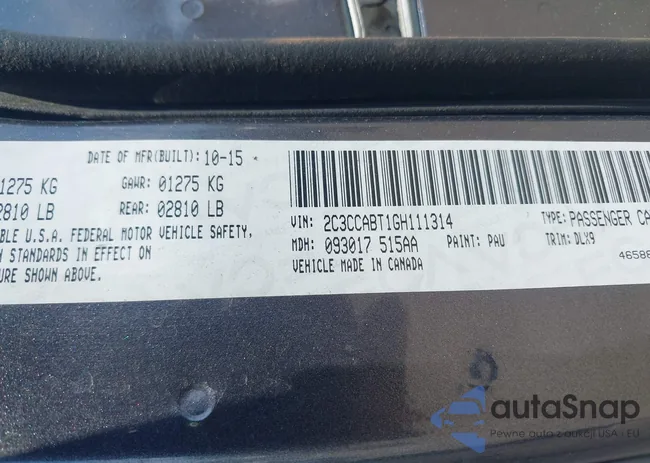 2C3CCABT1GH111314: 42634411