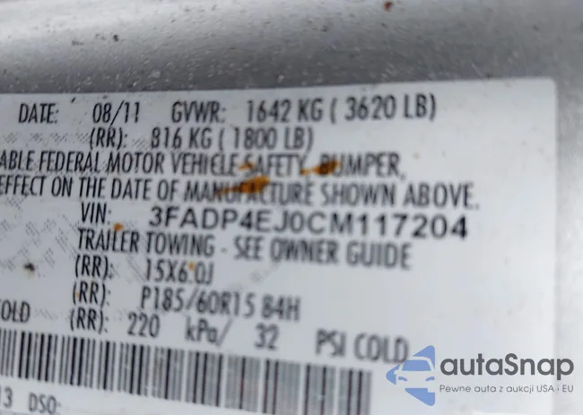 3FADP4EJ0CM117204: 42634419